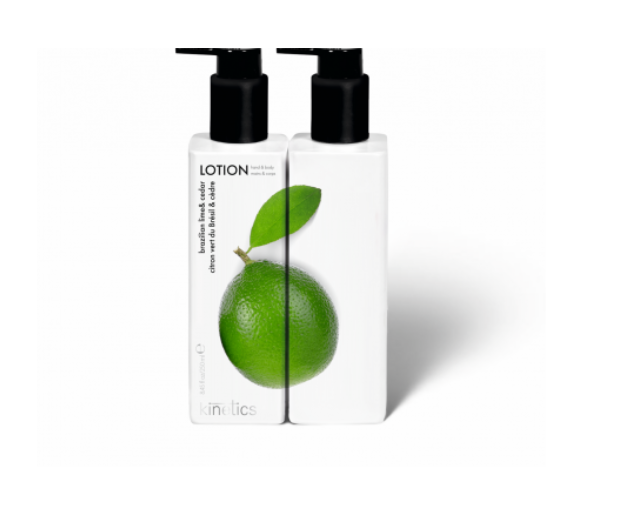 Kinetics Hand&Body Lotion Green tea & Lemon 250ml / لوشن للجسم واليدين من كينتكس بالشاي الاخضر والليمون 250 مل