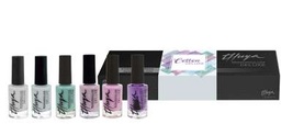 [12830063] Deluxe Nail Polish Kit / Cotton Color (6Units) / مجموعة طلاء أظافر فاخرة  / كوتون كاندي (6 وحدات) 