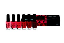 [12820003] Deluxe Nail Polish Kit A / Red Line (6Units) / مجموعة طلاء أظافر فاخرة (أ)  / ريد (6 وحدات) 